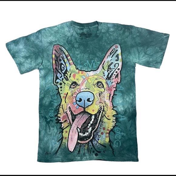 Other - The Mountain T Shirt Green Tie-Dye Size SM